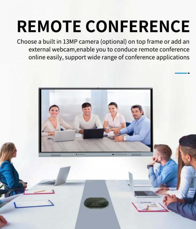 आईबोर्ड नया उत्पाद 98" 4K स्मार्ट डिस्प्ले इंटरैक्टिव फ्लैट पैनल डिस्प्ले बैठक कक्ष के लिए बड़े आकार का टच स्क्रीन मॉनिटर 1