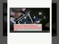 नई उत्पाद Riotouch Android एलईडी इंटरैक्टिव फ्लैट पैनल 4k व्हाइटबोर्ड स्मार्ट बोर्ड शिक्षण कक्षा इंटरैक्टिव बोर्ड के लिए