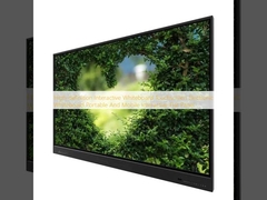 उच्च परिभाषा इंटरैक्टिव व्हाइटबोर्ड टचस्क्रीन इलेक्ट्रॉनिक व्हाइटबोर्ड पोर्टेबल और मोबाइल इंटरैक्टिव फ्लैट पैनल