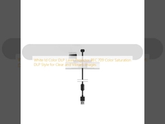 सफेद आईडी रंग डीएलपी लेजर प्रोजेक्टर REC.709 स्पष्ट और जीवंत छवियों के लिए रंग संतृप्ति डीएलपी शैली