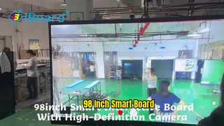 मीटिंग और कक्षाओं के लिए 98 इंच का स्मार्ट बोर्ड