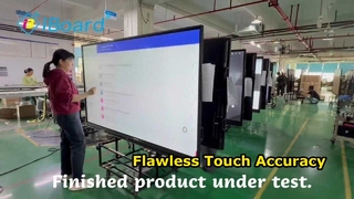 तैयार उत्पादों का परीक्षण किया जा रहा है