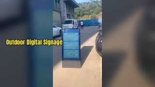 रिटेल स्टोर IP65 आउटडो के लिए 43-इंच पोर्टेबल बैटरी एलसीडी विज्ञापन प्लेयर डिजिटल साइनेज डिस्प्ले