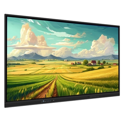 55 65 75 86 इंच आईआर इंटरएक्टिव व्हाइटबोर्ड 4K टच पैनल पीसी टीवी एंड्रॉयड ओपीएस डिस्प्ले