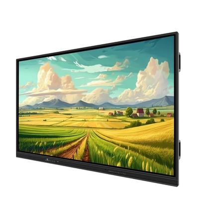 55 65 75 86 इंच आईआर इंटरएक्टिव व्हाइटबोर्ड 4K टच पैनल पीसी टीवी एंड्रॉयड ओपीएस डिस्प्ले