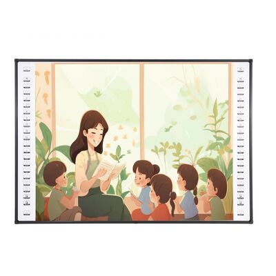 स्मार्ट क्लासरूम के लिए 10 पॉइंट टच और यूएसबी पोर्ट के साथ 82 इंच इन्फ्रारेड इंटरैक्टिव व्हाइटबोर्ड