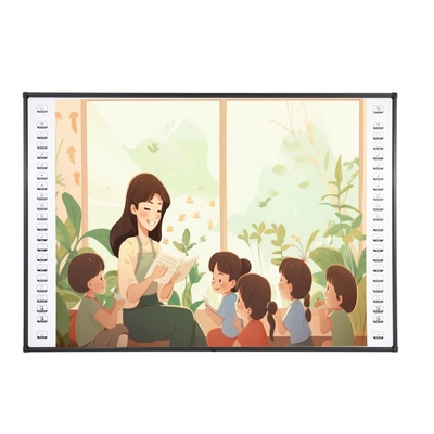 इन्फ्रारेड इंटरएक्टिव व्हाइटबोर्ड आईआर टच फ्रेम यूएसबी पोर्ट 82 इंच 10 अंक स्मार्ट व्हाइटबोर्ड