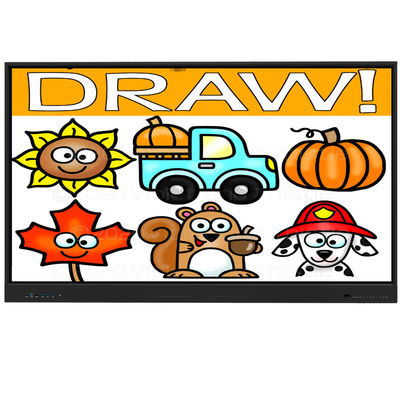 55/65/75/86/98 इंच इंटरएक्टिव फ्लैट पैनल बिजनेस वीडियो कॉन्फ्रेंस और शिक्षा के लिए