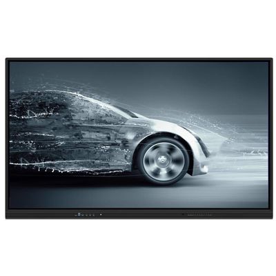 एंड्रॉयड 12 4+32 जी डीएलईडी डिस्प्ले RS232 AV RJ45 10 आईआर टच पैनल स्कूल कक्षा कार्यालय के लिए सफेद बोर्ड 65 75 86 इंच