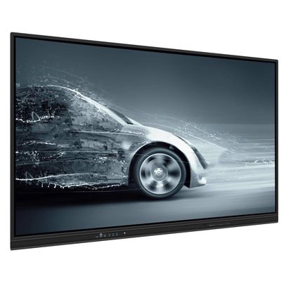 एंड्रॉयड 12 4+32 जी डीएलईडी डिस्प्ले RS232 AV RJ45 10 आईआर टच पैनल स्कूल कक्षा कार्यालय के लिए सफेद बोर्ड 65 75 86 इंच