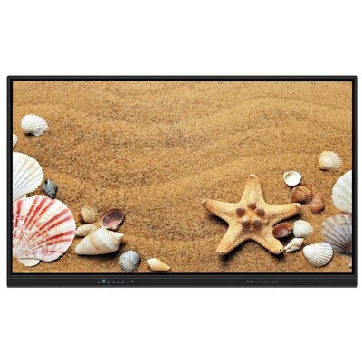 इंटरैक्टिव फ्लैट पैनल मल्टी-टच स्मार्ट बोर्ड 4K रिज़ॉल्यूशन और शिक्षा और व्यवसाय के लिए एंड्रॉइड/विंडोज डुअल सिस्टम के साथ