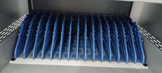 सीई एसी चार्जिंग डीसी चार्जिंग और यूएसबी टाइप-ए टाइप-सी वॉल्ट स्टोरेज आईपैड चार्जिंग कार्ट व्हील के साथ मोबाइल चार्जिंग कैबिनेट