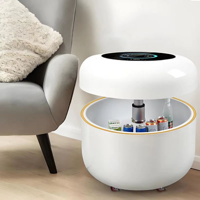 स्मार्ट मोबाइल रेफ्रिजरेटर X1 पोर्टेबल यूनिवर्सल पहियों के साथ हाइड्रोलिक लिफ्टिंग कवर 130L रेफ्रिजरेटर वायरलेस चार्ज