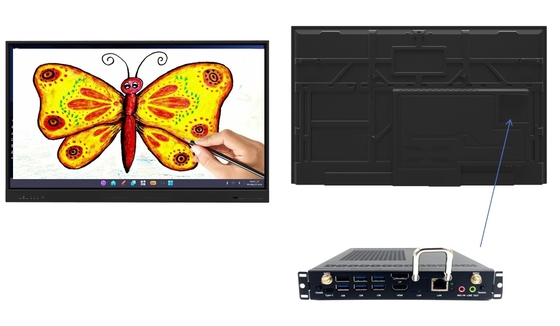 4K HD 65 75 इंच स्कूल इंटरैक्टिव व्हाइटबोर्ड एलसीडी डिस्प्ले मीटिंग इलेक्ट्रॉनिक डिजिटल इंटरैक्टिव फ्लैट पैनल