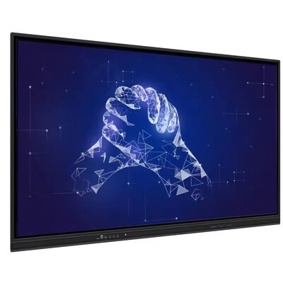 स्कूल और सम्मेलन के लिए 65 इंच 4K रेजोल्यूशन मल्टी-टच इंटरैक्टिव फ्लैट पैनल स्मार्ट बोर्ड