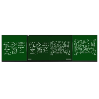 School Blackboard Teaching Green Board Multimedia Push-pull Whiteboard Magnetic Large Blackboard For Training And Classes Use