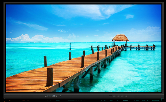 इन्फ्रारेड टच टेक्नोलॉजी और अल्ट्रा एचडी 4K रिज़ॉल्यूशन 3840*2160 के साथ टच-सेंसिटिव मॉनिटर