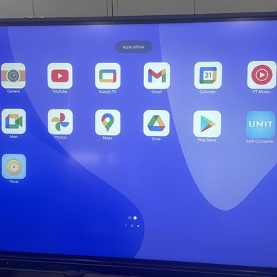 स्मार्ट कक्षा और सम्मेलन के लिए नया एंड्रॉयड 75 इंच इंटरैक्टिव फ्लैट पैनल