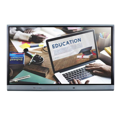 Experience the Power of Interactive Touch Screen Monitor 2mm Accuracy 15W*2 या 20W*2 स्पीकर और वायरलेस स्क्रीन प्रोजेक्शन