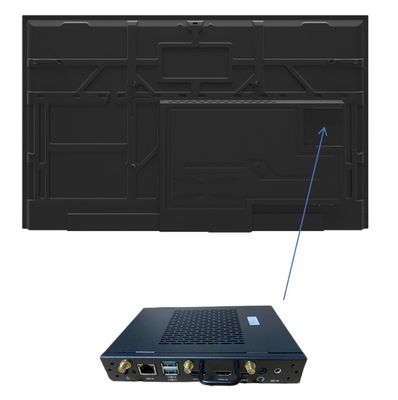 2*15W स्पीकर और राम एंड रोम के साथ 8G / 128G वैकल्पिक स्मार्ट टीवी