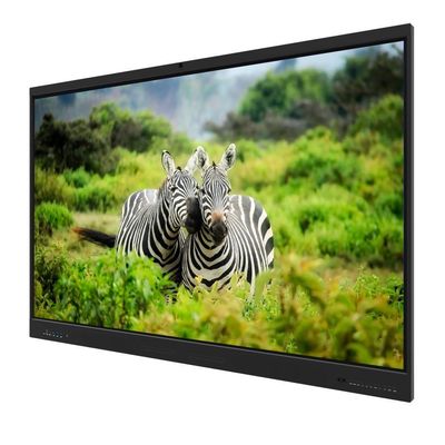 आईएफपी इंटरैक्टिव फ्लैट पैनल 4K एंड्रॉइड ओपीएस पीसी डुअल सिस्टम वायरलेस शेयर मल्टी टच 86 इंच स्मार्ट बोर्ड स्कूल के बच्चों के शिक्षण उपकरण ऑनलाइन मीटिंग के लिए