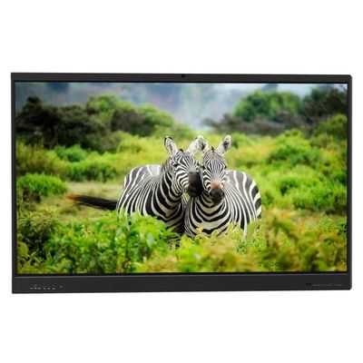 आईएफपी इंटरैक्टिव फ्लैट पैनल 4K एंड्रॉइड ओपीएस पीसी डुअल सिस्टम वायरलेस शेयर मल्टी टच 86 इंच स्मार्ट बोर्ड स्कूल के बच्चों के शिक्षण उपकरण ऑनलाइन मीटिंग के लिए