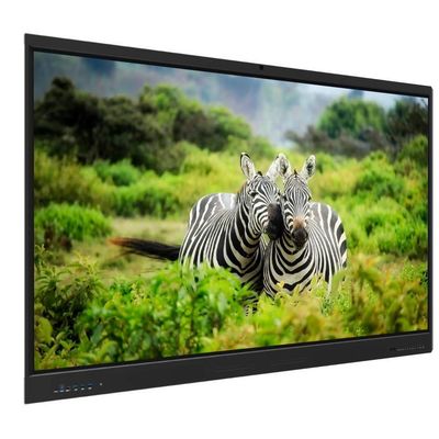 आईएफपी इंटरैक्टिव फ्लैट पैनल 4K एंड्रॉइड ओपीएस पीसी डुअल सिस्टम वायरलेस शेयर मल्टी टच 86 इंच स्मार्ट बोर्ड स्कूल के बच्चों के शिक्षण उपकरण ऑनलाइन मीटिंग के लिए