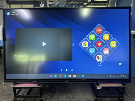 फैक्टरी थोक इन्फ्रारेड इंटरैक्टिव व्हाइटबोर्ड, HDMI USB कनेक्शन के साथ, कस्टम डिज़ाइन इंटरैक्टिव फ्लैट पैनल डिस्प्ले, स्मार्ट टच बोर्ड, शिक्षा, सम्मेलन और बैठक के लिए AI फ़ंक्शन के साथ व्हाइट बोर्ड