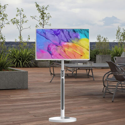 27 32 इंच मनोरंजन इंटरैक्टिव स्मार्ट टीवी डिस्प्ले पोर्टेबल मॉनिटर एंड्रॉयड 13 8+128GB टच स्क्रीन अंतर्निहित कैमरा बैटरी 5-6 घंटे तक चलती है