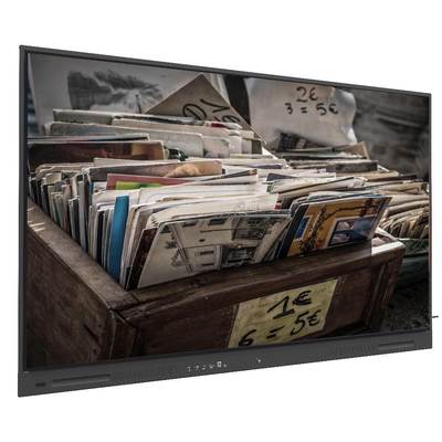 इंटरेक्टिव फ्लैट पैनल डिस्प्ले 110 इंच बड़ी स्क्रीन Android OPS PC USB HDMI TYPE-C कनेक्शन पोर्ट्स ऑल इन वन 50 टच पॉइंट्स वॉल टाइप मोबाइल