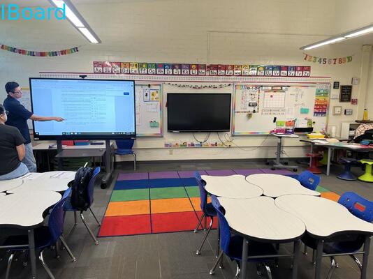 98 इंच इंटरैक्टिव फ्लैट पैनल टच स्क्रीन टीवी 4K अल्ट्रा एचडी और 20 टच पॉइंट्स के साथ स्कूल और कॉर्पोरेट के लिए