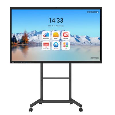 Factory Wholesale IBoard Interactive Whiteboard Android 14 8+128G Interactive Flat Panel Display All In One Windows Optional Wireless Screen Projection Interactive Whiteboard For School Education