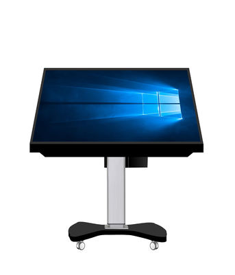 55 से 75 इंच टच स्क्रीन मॉनिटर इंटरैक्टिव बोर्ड के लिए इलेक्ट्रॉनिक मोबाइल स्टैंड