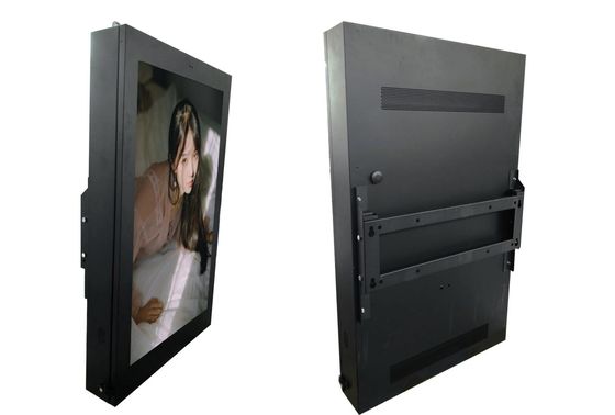 55 Inch Wall Touch Screen Kiosk Outdoor 2000 3500 Nits Android System With Light Temperature Sensor Dustproof Waterproof for Commercial Displays