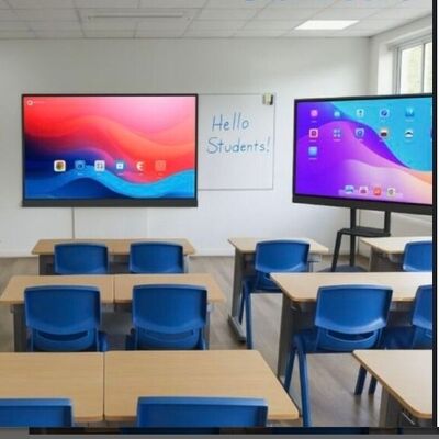 86 इंच गूगल ईडीएलए प्रमाणित इंटरैक्टिव व्हाइटबोर्ड कक्षा और सम्मेलन के लिए स्मार्ट बोर्ड