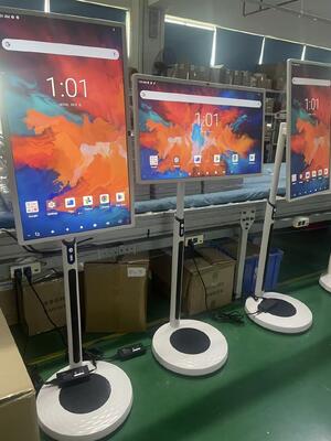 32 इंच पोर्टेबल स्मार्ट टीवी मोबाइल टच स्क्रीन वायरलेस एंड्रॉइड टीवी पहियों पर