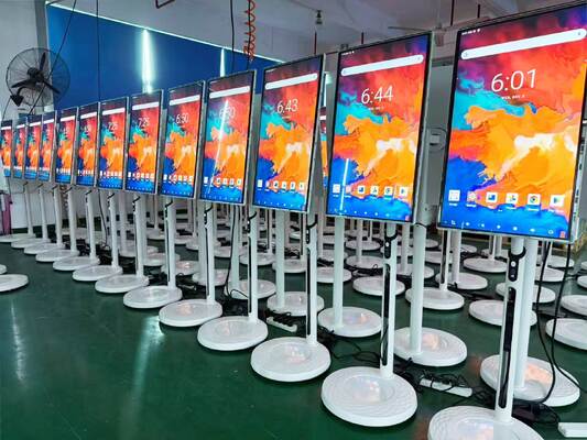 हॉट सेल फैक्टरी डायरेक्ट डिजिटल साइनेज मोबाइल स्मार्ट स्क्रीन पोर्टेबल एचडी टच स्क्रीन वर्टिकल ऑल-इन-वन लाइव बेस्टी मशीन स्ट्रीमिंग मशीन
