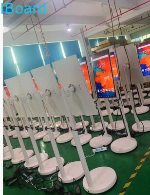 32 इंच वायरलेस इंटरैक्टिव व्हाइटबोर्ड बिल्ट-इन कैमरा और पोर्टेबल स्मार्ट स्क्रीन टीवी के साथ