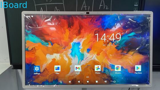 32 इंच वायरलेस इंटरैक्टिव व्हाइटबोर्ड बिल्ट-इन कैमरा और पोर्टेबल स्मार्ट स्क्रीन टीवी के साथ