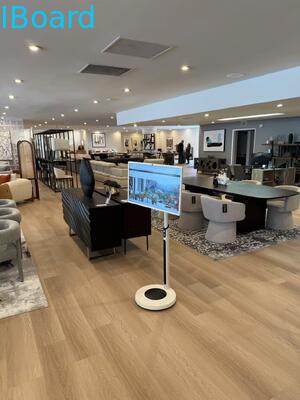 32 इंच वायरलेस इंटरैक्टिव व्हाइटबोर्ड बिल्ट-इन कैमरा और पोर्टेबल स्मार्ट स्क्रीन टीवी के साथ