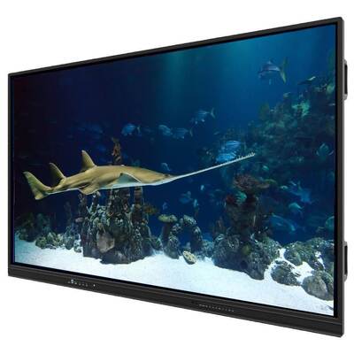 शिक्षा के लिए एल्यूमिनियम मिश्र धातु फ्रेम स्मार्ट बोर्ड के साथ 4K अल्ट्रा एचडी 40-पॉइंट मल्टी-टच इंटरैक्टिव व्हाइटबोर्ड