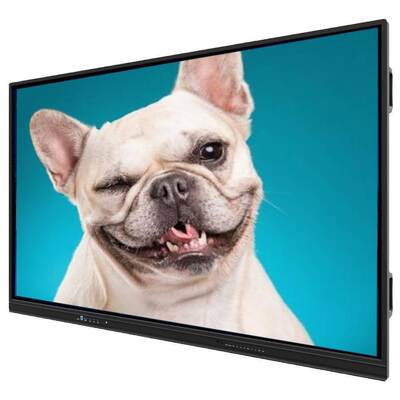 दो तरफा हॉटकी के साथ इंटरैक्टिव फ्लैट पैनल प्रकाश सेंसर समर्थन और 0 °C ~ 50 °C परिचालन तापमान व्यावसायिक बैठकों के लिए