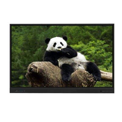 65/75/86 इंच 4K रेज़ोल्यूशन इंटरैक्टिव फ्लैट पैनल स्मार्ट व्हाइटबोर्ड मल्टी-टच और Android/Windows/Linux/Mac OS के साथ