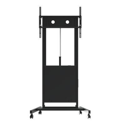 इलेक्ट्रिक हाइट एडजस्टेबल मोबाइल स्टैंड फ्लोर स्टैंड 86 इंच तक टीवी/आईएफपीडी के लिए