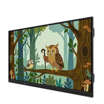 75 इंच एंड्रॉइड ओएस इंटरैक्टिव व्हाइटबोर्ड, स्कूल और कॉन्फ्रेंस के लिए वायरलेस प्रोजेक्शन के साथ
