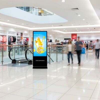 43 55 65 75 Floor Stand Digital Signage Kiosk Interactive Touch Screen Indoor LCD Advertising LCD Display