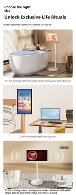 4000 से 1 कंट्रास्ट अनुपात वाले क्यूआर कोड स्कैनर निर्मित टच स्क्रीन कियोस्क फैशन स्टाइल, ग्राहक संपर्क के लिए डिज़ाइन किया गया