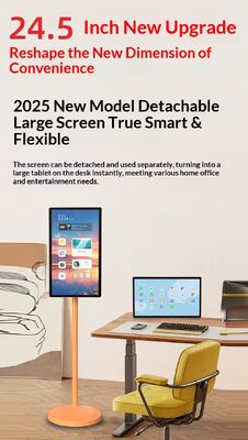 4000 से 1 कंट्रास्ट अनुपात वाले क्यूआर कोड स्कैनर निर्मित टच स्क्रीन कियोस्क फैशन स्टाइल, ग्राहक संपर्क के लिए डिज़ाइन किया गया