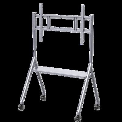 इंटरैक्टिव डिस्प्ले के लिए मोबाइल स्टैंड मोबाइल टीवी कार्ट, स्मार्ट टीवी 65-86 इंच आकार के लिए उपयुक्त है