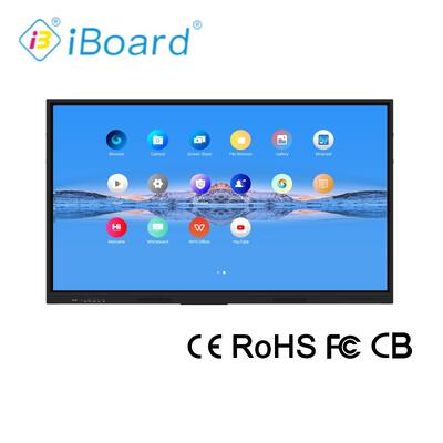 75 Inch Infrared Touch 4K UHD 3840*2160 Multi-Touch Interactive Touch Screen Monitor with AI Function Android 14 4+32G or 8+128G